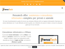 Tablet Screenshot of pensatech.it